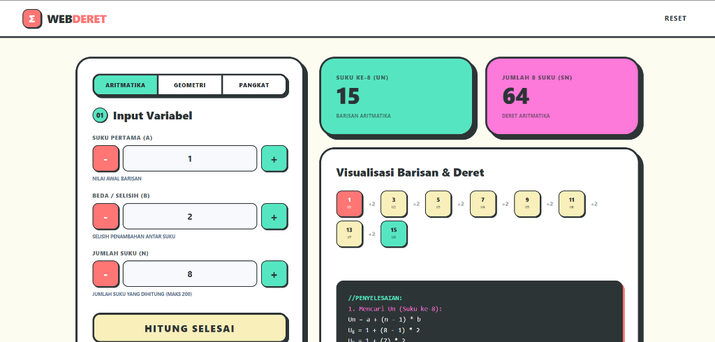 AritmaHub (Web Deret)